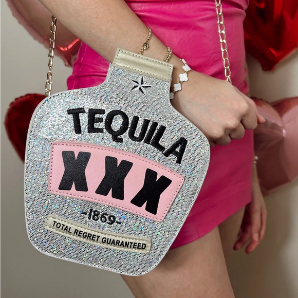 Tequila Sparkle Novelty Crossbody Purse - Picture 5 of 5